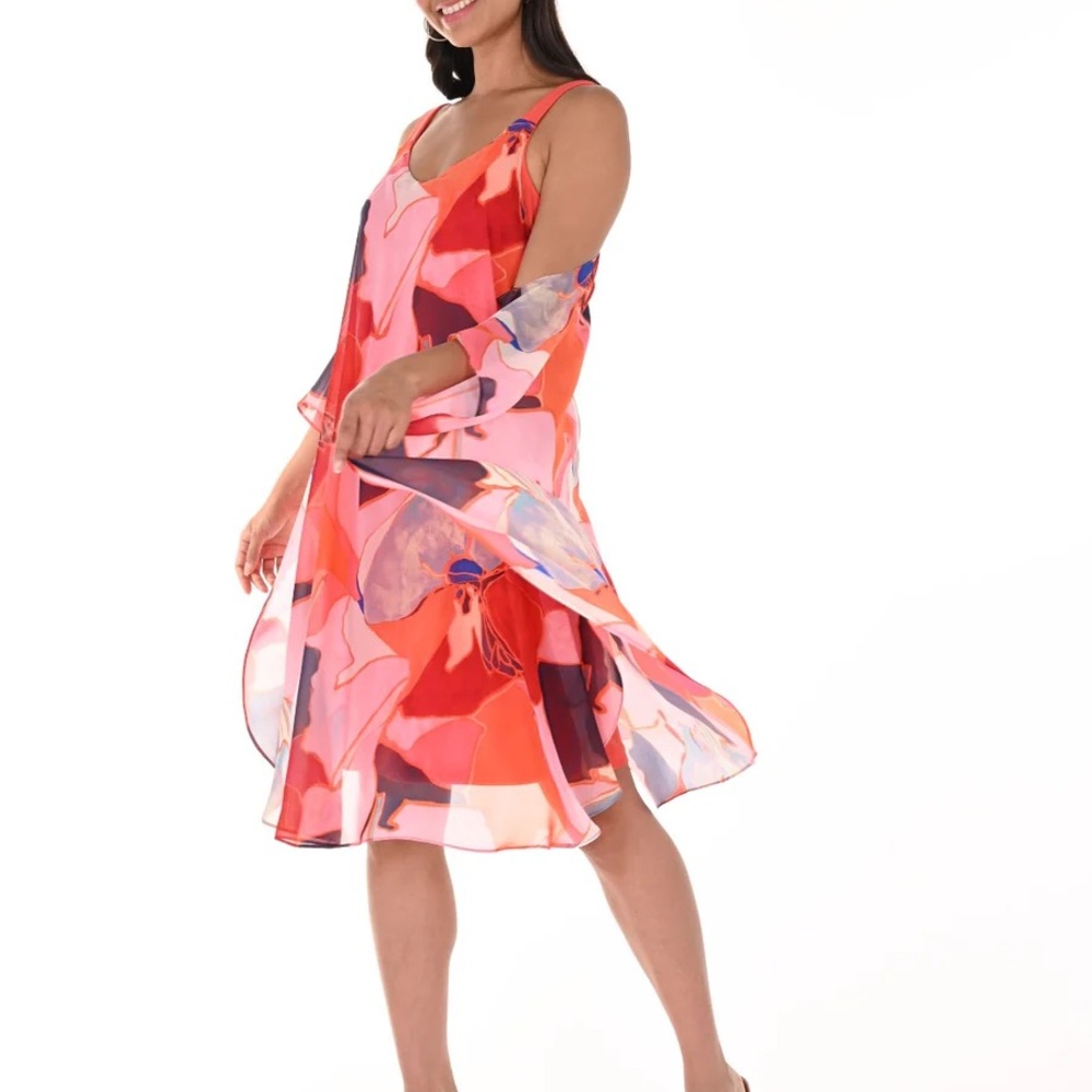 Frank Lyman Cape Sleeve Dress - new with tags